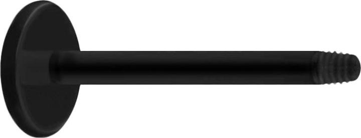 Star Piercing Micro Labret-Stab schwarz (ohne Messing, Acryl)