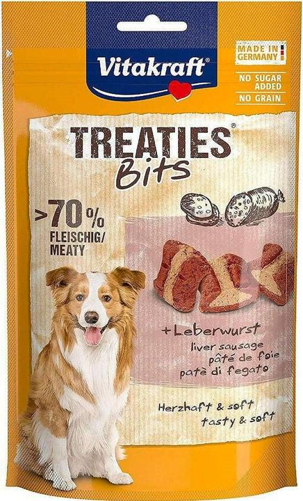 Image du produit Vitakraft Treaties Bits with liver - friandise pour chien - 120 g (Adulte, 1 pcs, 120 g)