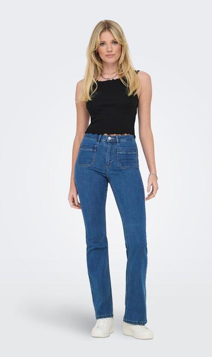 Produktbild Only ONLWAUW Hohe Taille Ausgestellt Jeans Flared fit jeans (30)