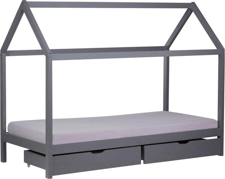Produktbild Jamb Kinderbett mit Schubladen 90x200cm Weiss (90 x 200 cm)