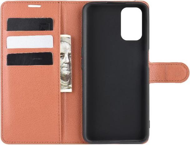 Actual product image MU Classic Litchi Leather Bookcover Series (Oppo A52)