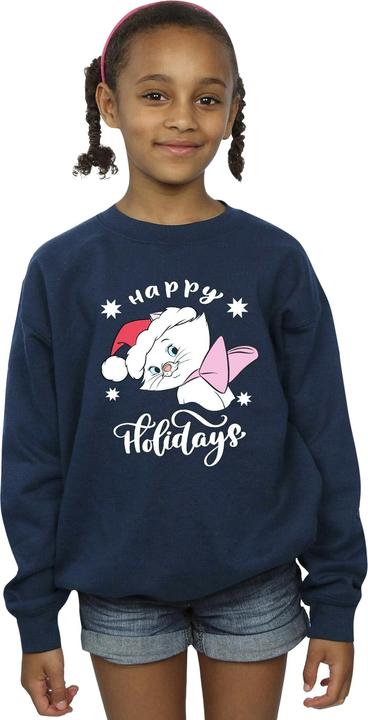 Actual product image Disney Girls The Aristocats Happy Holidays Sweatshirt (140, 146)