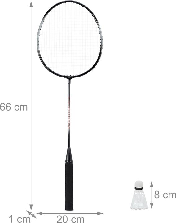Image du produit Relaxdays Set de badminton
