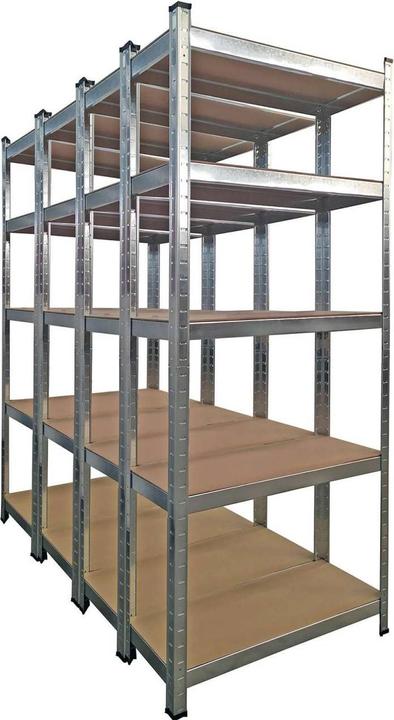 Actual product image Grafner Double heavy duty shelf 1,80m workshop shelf on 5 levels 1750kg load capacity TÜV / GS tested