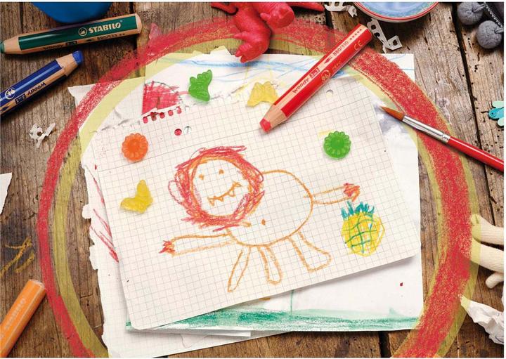 Produktbild STABILO woody 3 in 1 Buntstift (Mehrfarbig, 6 x)