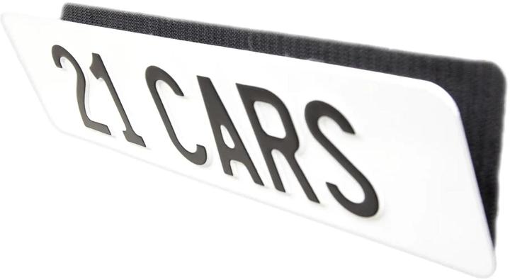 Produktbild 21cars Klett Wechselschild (Front + Heck, Langformat)