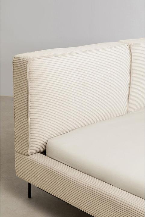 Immagine prodotto Kare Design Bett East Side Cord Creme 160x200cm (160 x 200 cm)