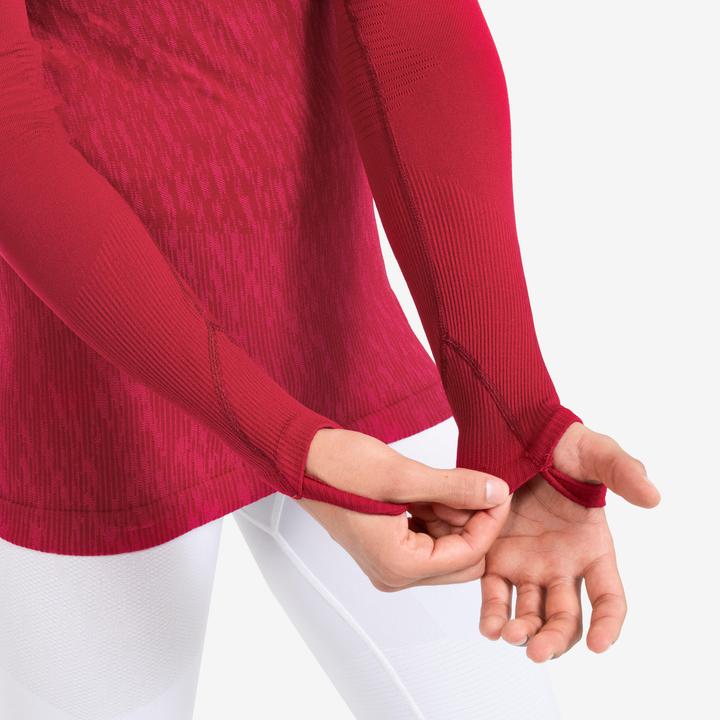 Actual product image Kipsta Women's/men's football functional shirt long sleeve - Keepdry pink (XL)