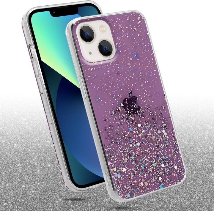 Image du produit Cadorabo Couverture TPU paillettes scintillantes (Apple iPhone 13 mini)