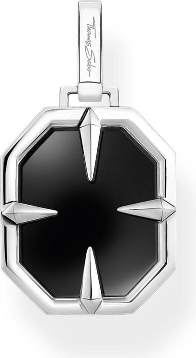 Produktbild Thomas Sabo Anhänger Kompass Stern schwarz (Geschwärzt, 925 Sterlingsilber)