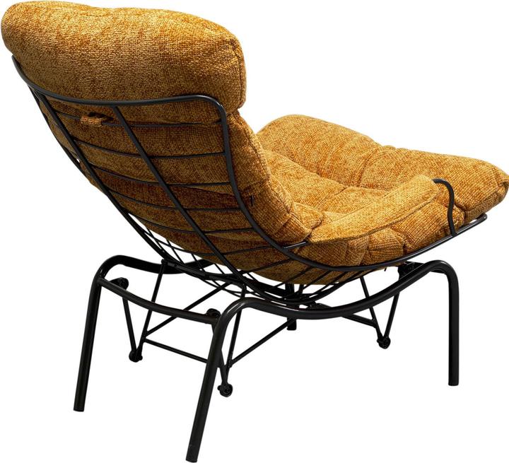 Image du produit Kare Design Fauteuil + pouf Vienna Swing Jaune