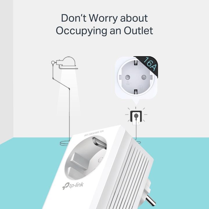 Actual product image TP-Link AV1000 Gigabit Passthrough Powerline ac Wi-Fi Kit TL-WPA7617 KIT with TL-PA7017P 10 (1200 Mbit/s)