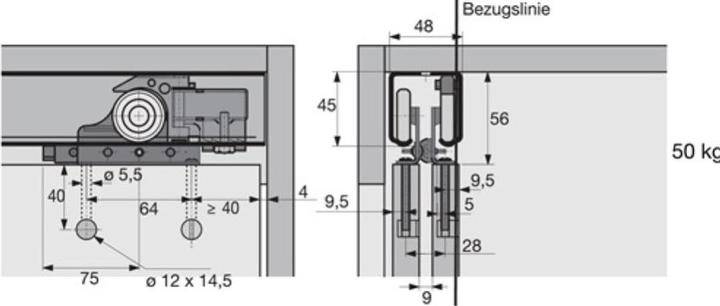 Produktbild Hettich Schiebetürbeschläge Top Line 1