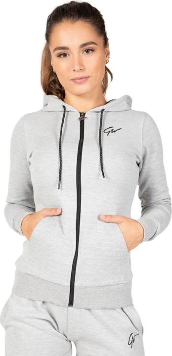 Immagine prodotto Gorilla Wear Felpa con cappuccio Pixley Zip Grigio (XS)