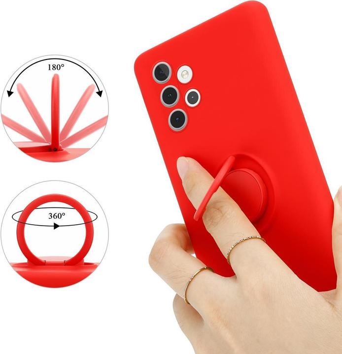 Produktbild Cadorabo TPU Liquid Ring Silicone Case Hülle (Samsung Galaxy A32 5G)