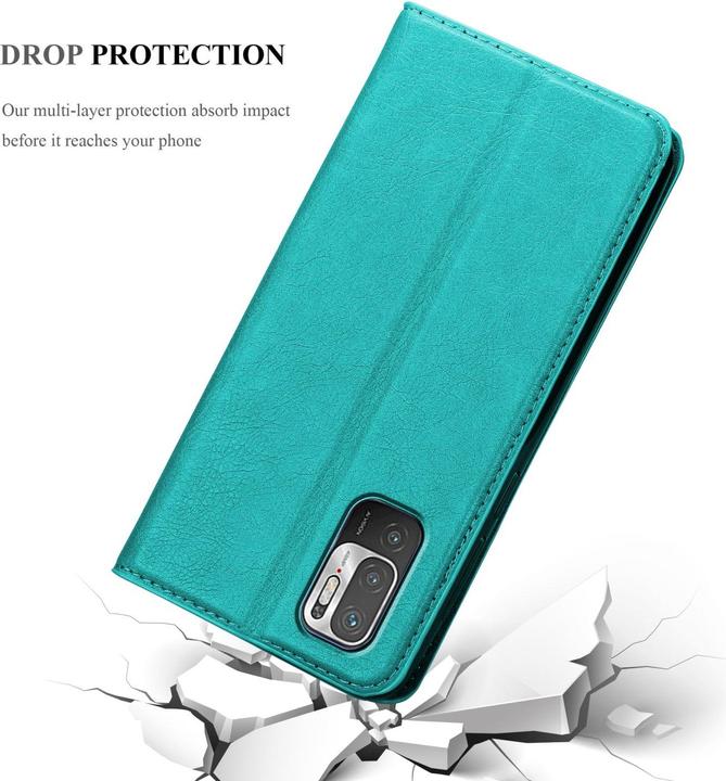 Immagine prodotto Cadorabo Libro Invis. Coperchio magnetico (Xiaomi Redmi Nota 10 5G, Xiaomi Poco M3 Pro 5G)