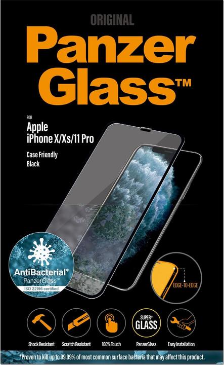 Actual product image PanzerGlass edge to edge (1 Piece, Apple iPhone X)