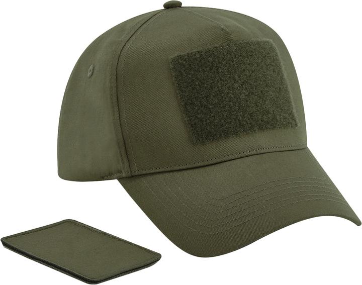 Immagine prodotto Beechfield Cappello da baseball con patch removibile (Taglia unica)