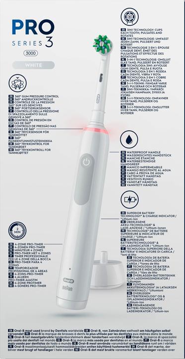 Actual product image Oral-B Pro 3 3000 (Oscillating toothbrush)