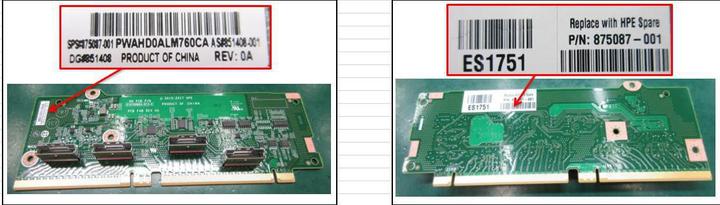 HPE SPS-PCA 4-S X8 SLIMLINE RISER