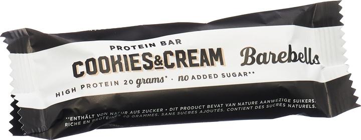Actual product image Barebells Protein Bar (Cookies and Cream, 1 pcs., 55 g)