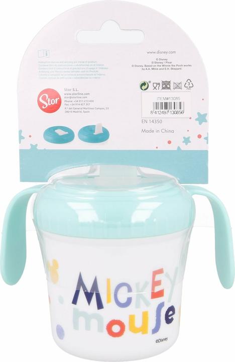 Produktbild Stor Becher mit Ohren und Trinker 250ml Mickey Mouse