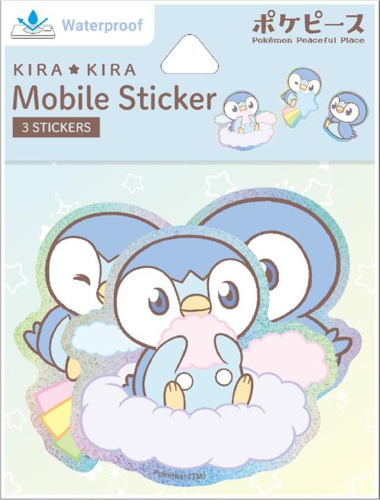 Actual product image Pokémon Pokepeace Mobile Sticker Piplup
