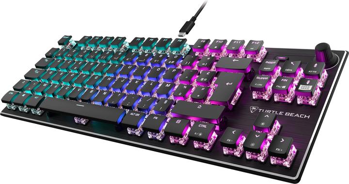 Actual product image Turtle Beach Vulcan TKL AIMO gaming keyboard, Red Switch (DE, Cable)