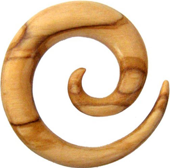 Immagine prodotto Star Piercing Spirale di espansione in legno d'ulivo (senza ottone, Organico)