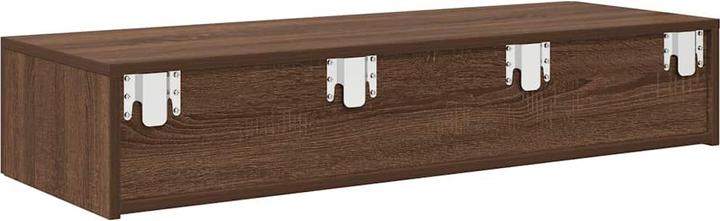 Produktbild VidaXL Wandregal mit Schubladen Braun Eiche 100x36x19 cm Holzwerkstoff