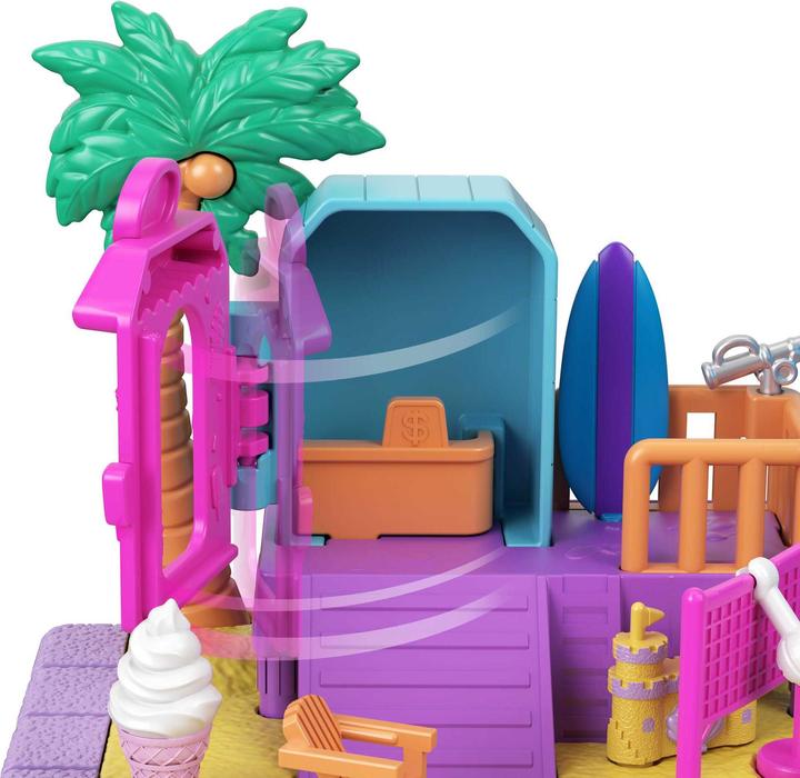Image du produit Polly Pocket Coffret Journée Plage Pollyville - Mini-poupée - Dès 4 ans
