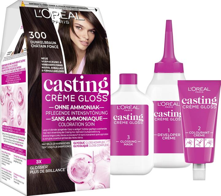 Actual product image L'Oréal Paris Casting Crème Gloss (300 dark brown)