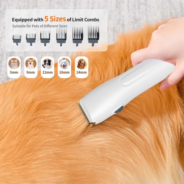 Produktbild Wiltec Fudajo Haustier Pflegeset schwarz 6in1 Multifunktion Schermaschine Fellpflege (Hund, 2500 ml)