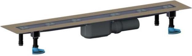 Dallmer Duschrinne CeraLine PLAN F 600mm, 523020, DN 50 Bauhöhe 90mm (850 mm)