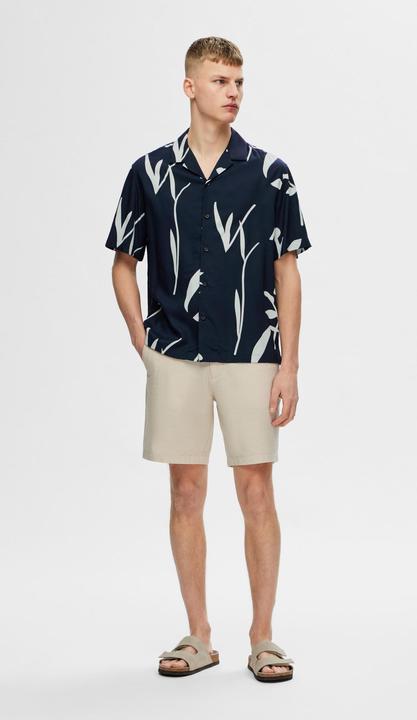 Actual product image Selected Homme Print short sleeve shirt (XL)