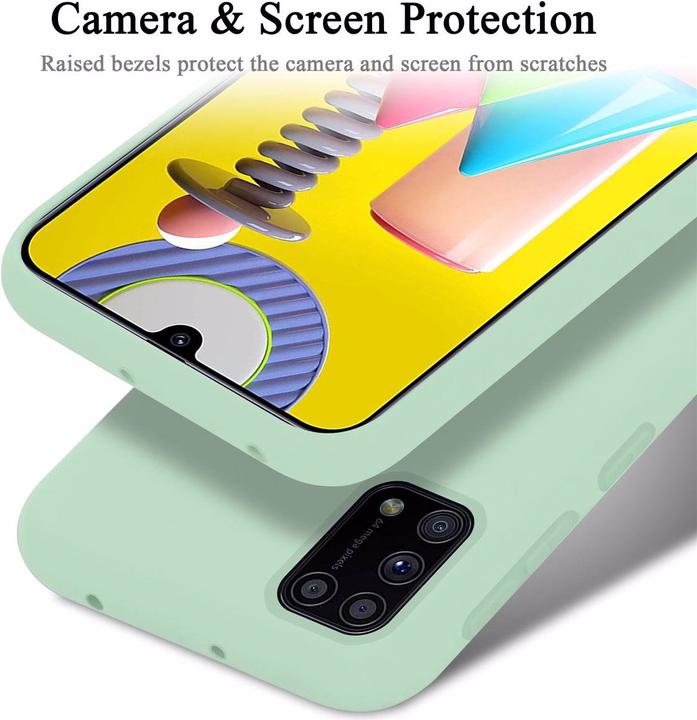Actual product image Cadorabo TPU Liquid Silicone Case Cover (Samsung Galaxy M31)
