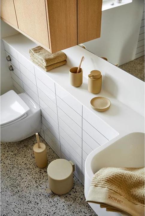 Immagine prodotto Zone Denmark Tazza spazzolino da denti sabbia calda Beige (11,5 x 9,5 x 9,5 cm)