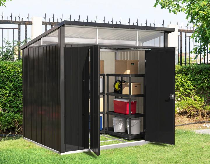 Produktbild Tepro Gerätehaus Palladium 8x6, anthrazit