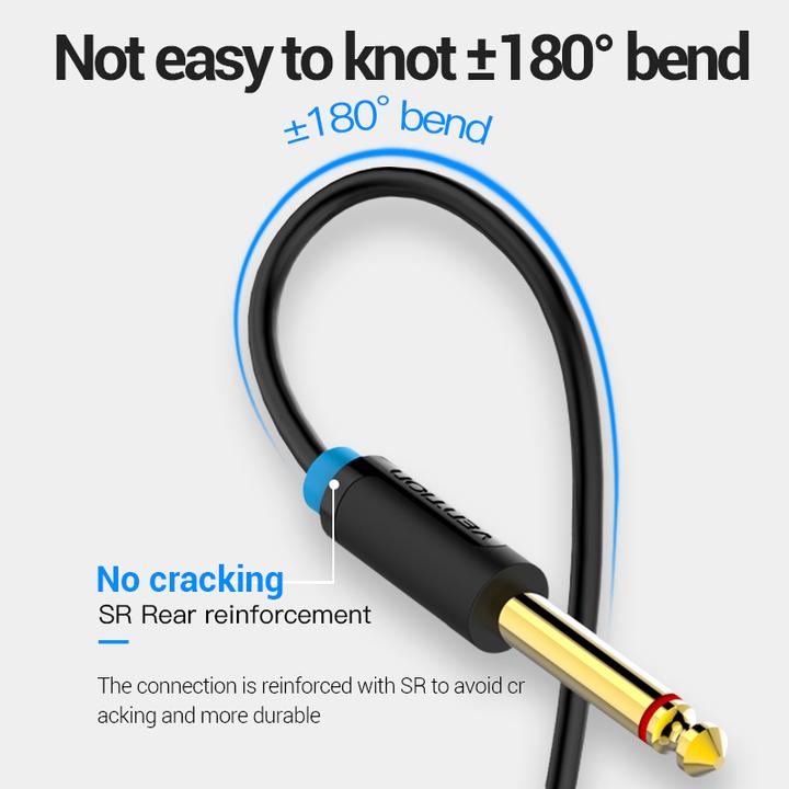 Actual product image Vention 2in1 (1 m, 6.3mm jack, 3.5mm jack (AUX))