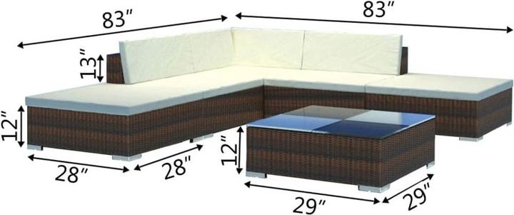 Produktbild VidaXL Garten Lounge