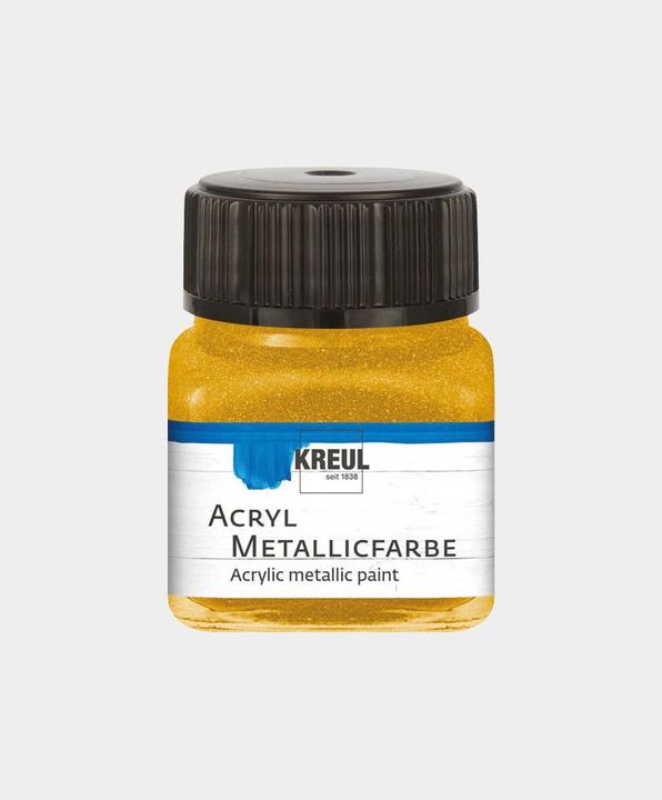 Produktbild Kreul Acryl Metallicfarbe, cremig deckend, 20 ml (Gold, 20 ml)