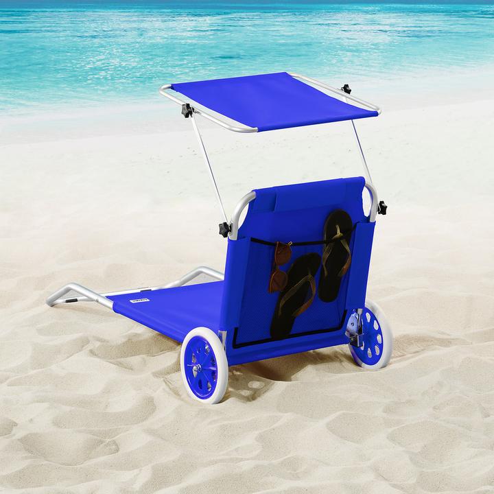 Produktbild Casaria Alu Sonnenliege (150 cm)
