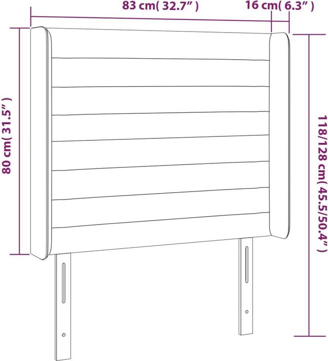 Produktbild VidaXL Kiriakoula (103 x 16 x 128 cm)