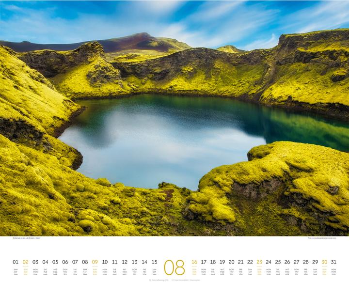 Produktbild Phantastische Landschaften Kalender 2026 (54 x 48 cm, Harter Einband, Deutsch, Englisch, Französisch)