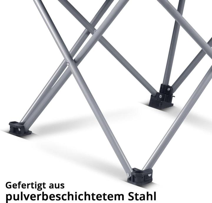 Image du produit Stahlwerk Chaise de camping Chaise de jardin Chaise pliante Chaise de pêcheur Fauteuil pliant