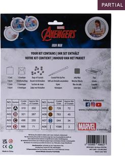 Produktbild Craft Buddy Ironman, Karte 18x18cm Crystal Art