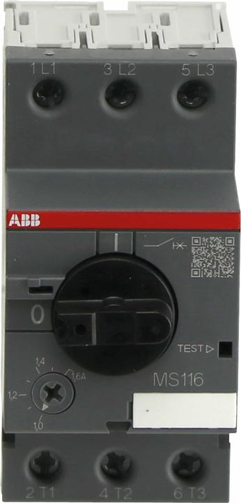 Actual product image ABB Motor protection switch MS116 - 1.6