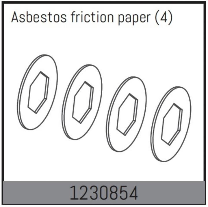 Absima Papier-Slipperplatten (4)