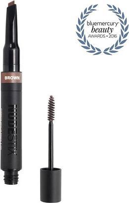 Immagine prodotto Nudestix Stilo per sopracciglia 2in1 fissativo per sopracciglia Marrone 0,2g + 2,4ml (Marrone)