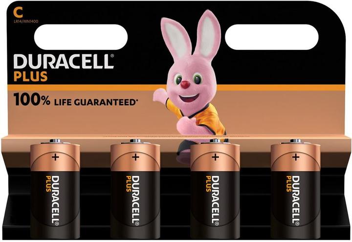Duracell Plus (4 Stk., C, 7750 mAh)